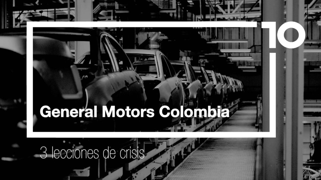 Imagen con la frase "General Motors Colombia".