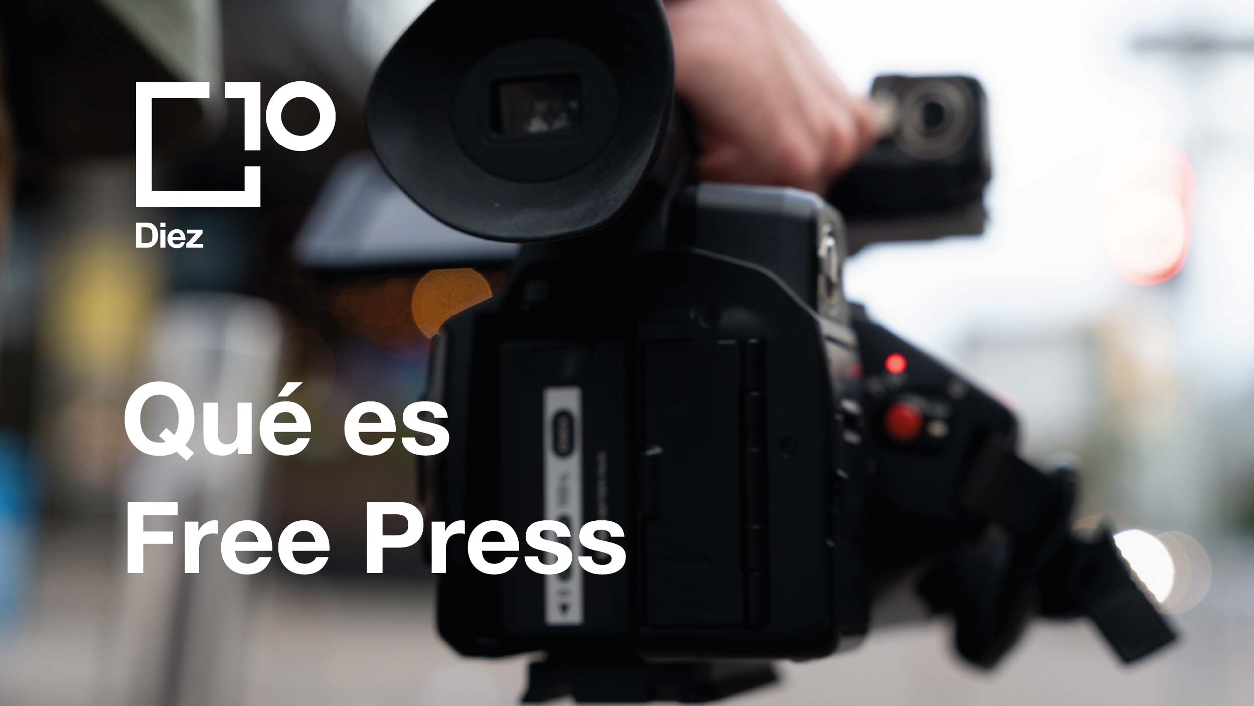 Imagen con la frase "que es free press".